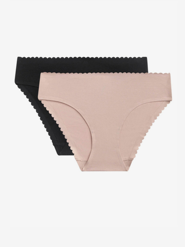 DIM Sada dvou dámských kalhotek Dim Body Touch Midi Brief