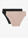 DIM Sada dvou dámských kalhotek Dim Body Touch Midi Brief
