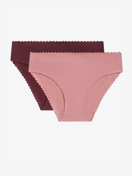 DIM Sada dvou dámských kalhotek Dim Body Touch Midi Brief