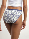 DIM Sada tří dámských kalhotek Dim LES POCKETS COTTON SLIP