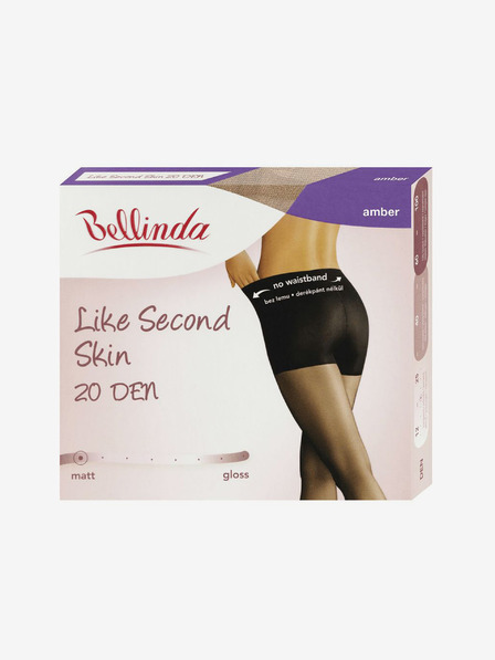 Bellinda Béžové dámské punčochové kalhoty 20 DEN Bellinda Like second skin
