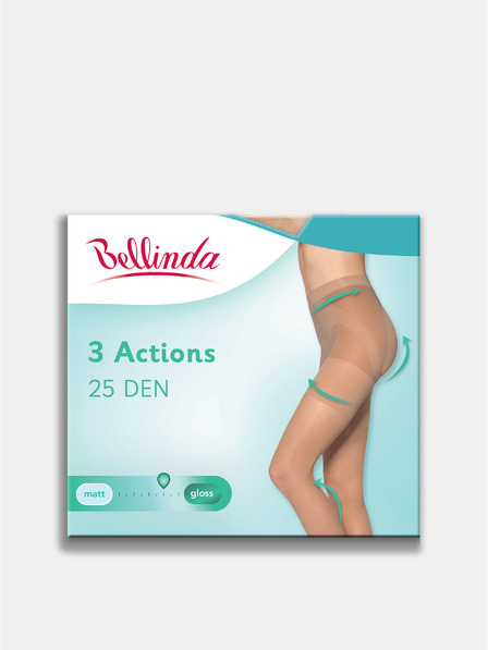 Bellinda Černé dámské formující punčochové kalhoty Bellinda 3ACTIONS 25 DEN