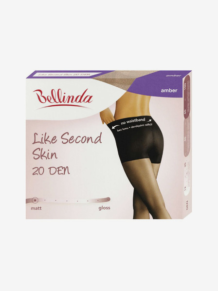 Bellinda Černé dámské punčochové kalhoty Bellinda LIKE SECOND SKIN 20 DEN
