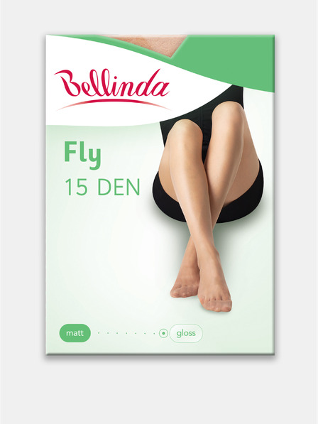 Bellinda Tělové dámské lesklé punčochové kalhoty Bellinda FLY PANTYHOSE 15 DEN