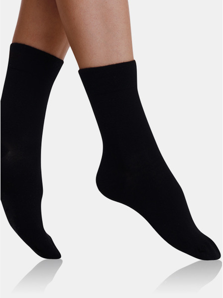 Bellinda Černé dámské ponožky Bellinda COTTON MAXX LADIES SOCKS