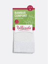 Bellinda Bílé dámské ponožky Bellinda BAMBUS COMFORT SOCKS