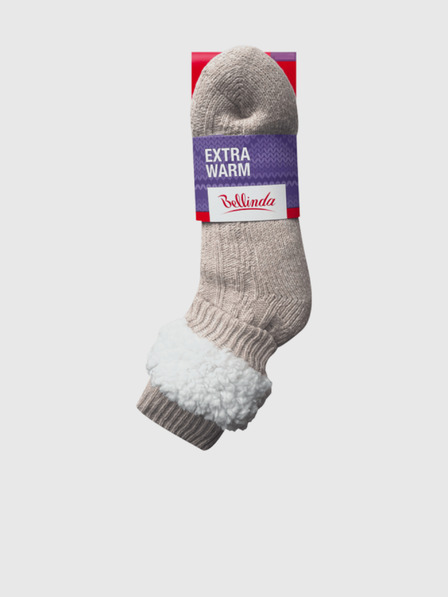 Bellinda Béžové dámské extrémně teplé ponožky BELLINDA Extra Warm