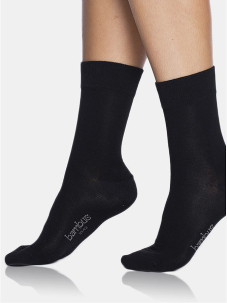 Bellinda Černé dámské ponožky Bellinda BAMBUS COMFORT SOCKS