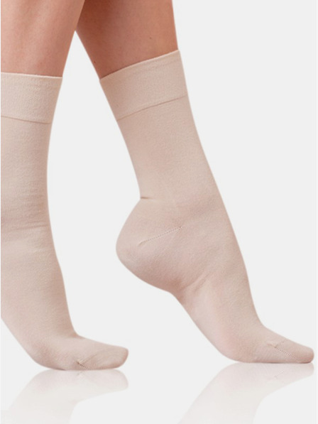 Bellinda Béžové dámské ponožky Bellinda COTTON MAXX LADIES SOCKS