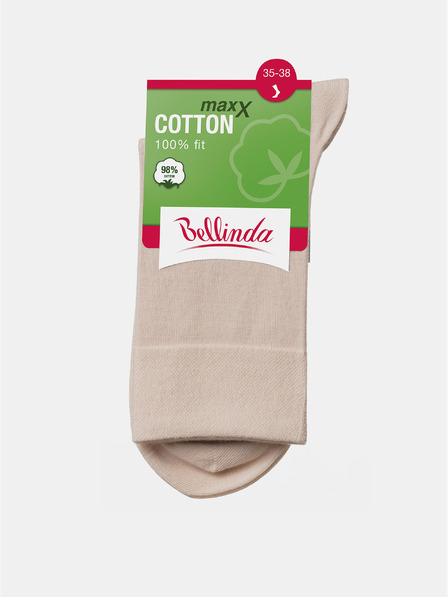 Bellinda Béžové dámské ponožky Bellinda COTTON MAXX LADIES SOCKS