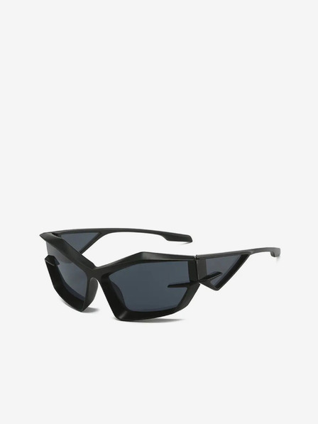 VEYREY VeyRey Unisex futuristické sluneční brýle Calictor černé univerzální