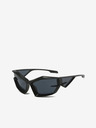 VEYREY VeyRey Unisex futuristické sluneční brýle Calictor černé univerzální