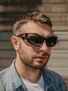 VEYREY VeyRey Unisex futuristické sluneční brýle Calictor černé univerzální