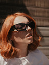 VEYREY VeyRey Unisex futuristické sluneční brýle Calictor černé univerzální