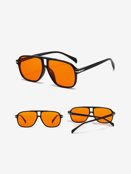VEYREY VeryRey Sluneční brýle pilotky Ghost oranžové