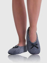 Bellinda Šedé dámské domácí bačkory BELLINDA Home Shoes