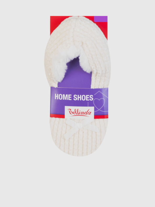 Bellinda Krémové dámské domácí bačkory BELLINDA Home Shoes
