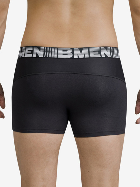 Bellinda Černé pánské sportovní boxerky Bellinda 3D FLEX AIR BOXER