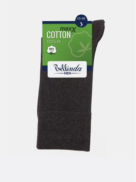 Bellinda Černé pánské ponožky Bellinda COTTON MAXX MEN SOCKS