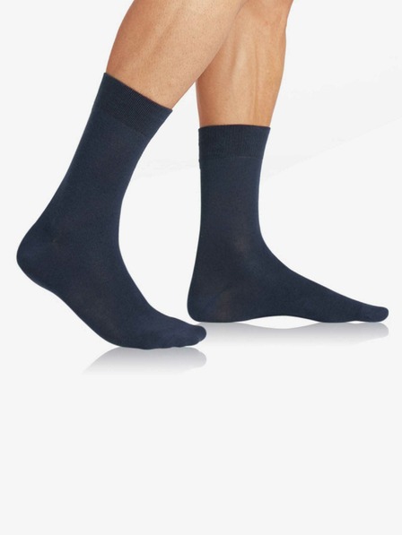 Bellinda Tmavě modré pánské ponožky Bellinda GENTLE FIT SOCKS