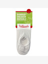 Bellinda Bílé unisex ponožky Bellinda BAMBUS SNEAKER SOCKS
