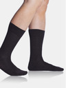Bellinda Tmavě šedé pánské ponožky Bellinda BAMBUS COMFORT SOCKS