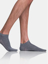 Bellinda Šedé pánské ponožky Bellinda BAMBUS AIR IN-SHOE SOCKS