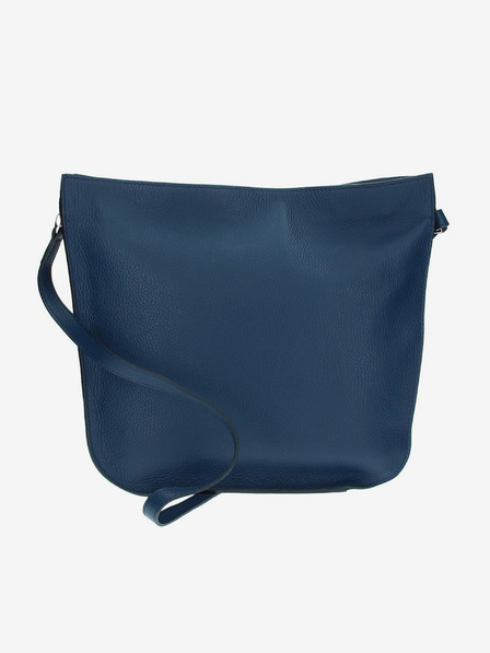 Elega Tmavě modrá dámská kožená crossbody kabelka ELEGA Hobie