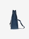Elega Tmavě modrá dámská kožená crossbody kabelka ELEGA Hobie