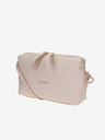 Elega Béžová dámská kožená crossbody kabelka ELEGA Hill