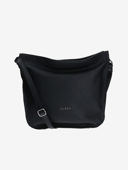 Elega Černá dámská kožená crossbody kabelka ELEGA Hobie