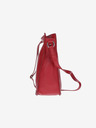 Elega Červená dámská kožená crossbody kabelka ELEGA Hobie