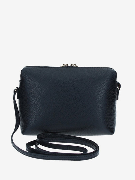 Elega Černá dámská kožená crossbody kabelka ELEGA Hillary