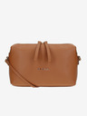 Elega Hnědá dámská kožená crossbody kabelka ELEGA Hill
