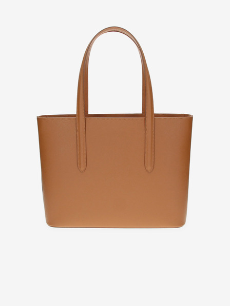 Elega Hnědý dámský kožený shopper ELEGA Simone