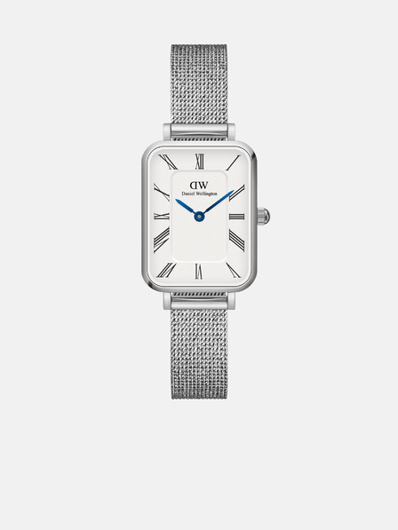 Daniel Wellington Stříbrné dámské hodinky Daniel Wellington mesh Quadro Sterling
