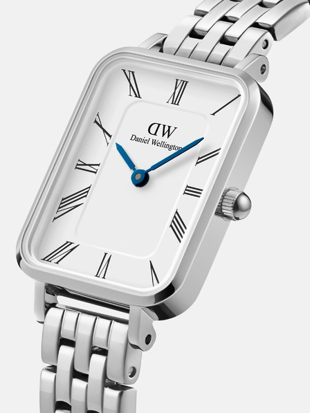 Daniel Wellington Stříbrné dámské hodinky Daniel Wellington Quadro 5-link