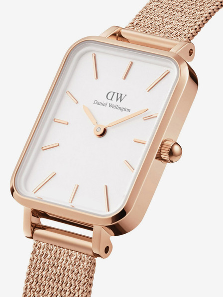 Daniel Wellington Dámské hodinky hodinky v růžovozlaté barvě Daniel Wellington Quadro