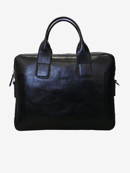 Elega Černá pánská kožená taška na notebook ELEGA Brody