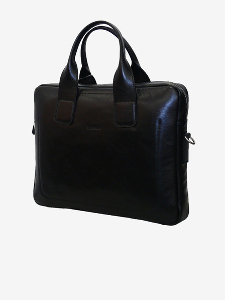 Elega Černá pánská kožená taška na notebook ELEGA Brody