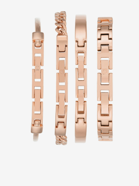 Anne Klein Sada hodinek a náramků v růžovozlaté barvě Anne Klein