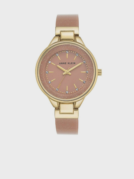Anne Klein Dámské hodinky v růžovo-zlaté barvě Anne Klein