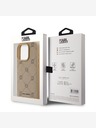 Karl Lagerfeld PU Karl Heads Pattern Magsafe Zadní Kryt pro iPhone 15 Pro Beige Karl Lagerfeld