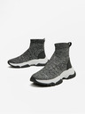 Guess Šedé dámské kotníkové slip on tenisky Guess Nollen