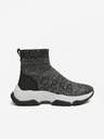 Guess Šedé dámské kotníkové slip on tenisky Guess Nollen