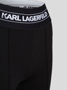 Karl Lagerfeld Černé dámské legíny KARL LAGERFELD Logo