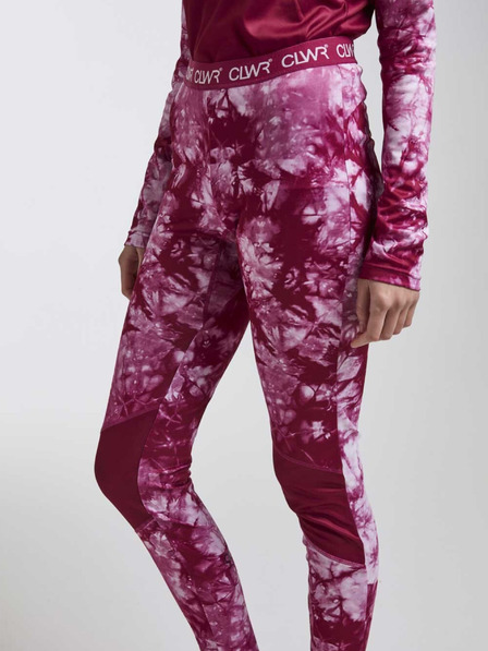 Tenson dámské funkční kalhoty COLOURWEAR Shelter W růžově batikované