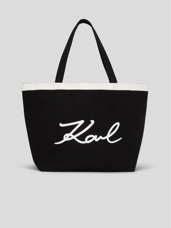 Karl Lagerfeld Černý dámský shopper KARL LAGERFELD K/Signature