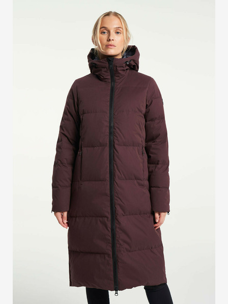 Tenson dámský zimní lifestylový kabát TENSON Shanna Down Coat W vínový