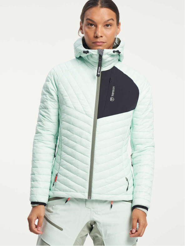 Tenson dámská skialpová zateplená bunda TENSON Touring Puffer Jacket W světle zelená